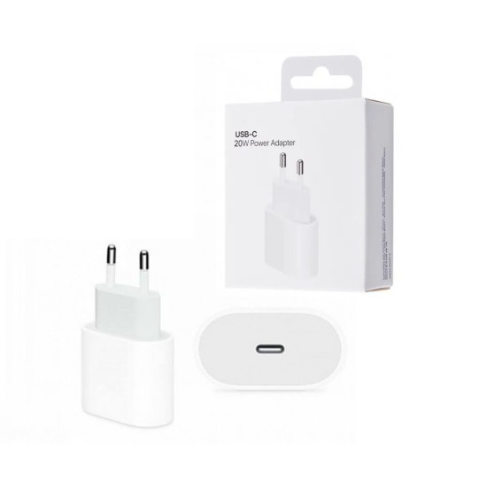 ADAPTADOR DE CARREGADOR A2347/MHJ83ZM TIPO-C 20 W BRANCO